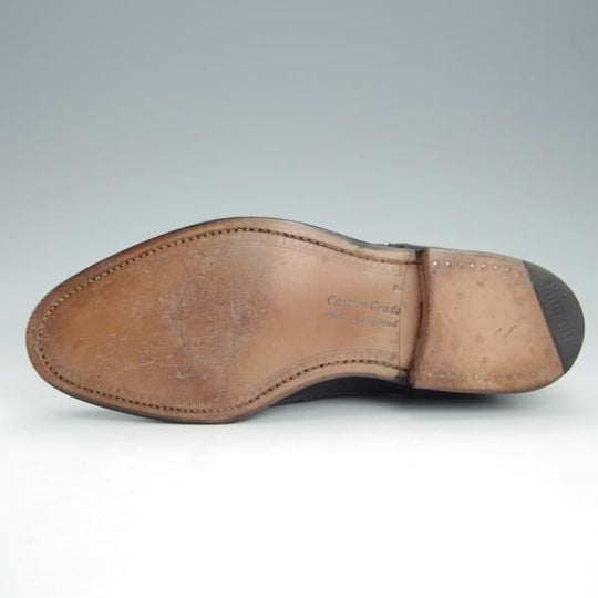 ほぼ試着程度★チャーチ 50F/UK5【旧チャーチ★ブックバインダーカーフ/3都市ロゴ/HICKSTEAD】84ラスト/フルブローグ/黒/Church's★i023