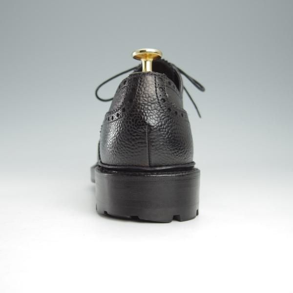 極上★(スペイン製)CARMINA/カルミナ SIZE 7【グッドイヤーウェルテッド製法★フルブローグ】グレインレザー/黒/メンズ★i024