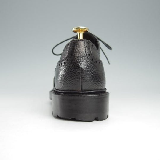 極上★(スペイン製)CARMINA/カルミナ SIZE 7【グッドイヤーウェルテッド製法★フルブローグ】グレインレザー/黒/メンズ★i024