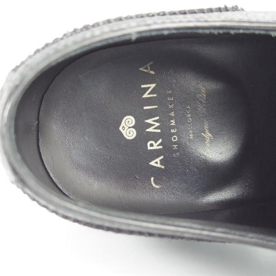 極上★(スペイン製)CARMINA/カルミナ SIZE 7【グッドイヤーウェルテッド製法★フルブローグ】グレインレザー/黒/メンズ★i024