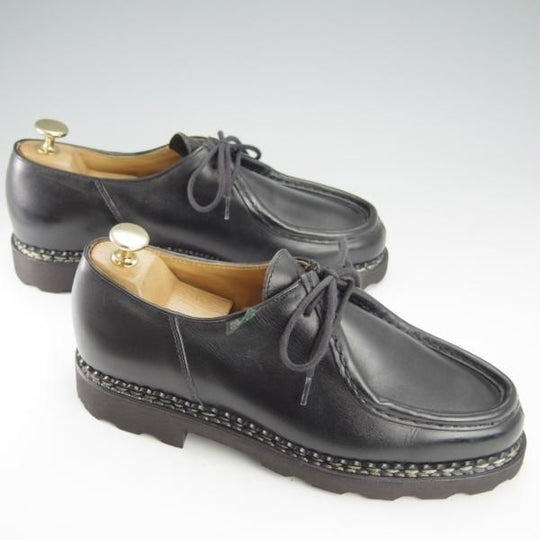 極美品★パラブーツ SIZE 39【定価￥71,500-★ミカエル/MICHAEL】チロリアンシューズ/リスレザー/NOIR/黒/Paraboot★i025