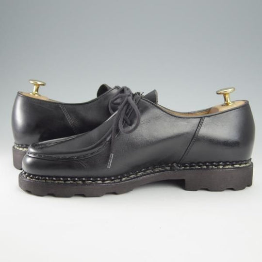 極美品★パラブーツ SIZE 39【定価￥71,500-★ミカエル/MICHAEL】チロリアンシューズ/リスレザー/NOIR/黒/Paraboot★i025