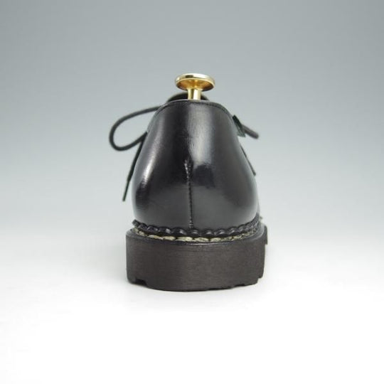 極美品★パラブーツ SIZE 39【定価￥71,500-★ミカエル/MICHAEL】チロリアンシューズ/リスレザー/NOIR/黒/Paraboot★i025