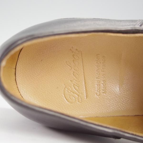 極美品★パラブーツ SIZE 39【定価￥71,500-★ミカエル/MICHAEL】チロリアンシューズ/リスレザー/NOIR/黒/Paraboot★i025