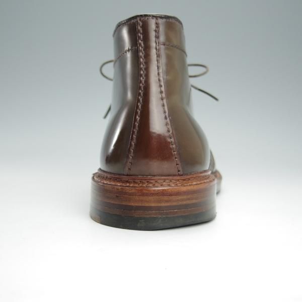 美品★オールデン 8E【貴重★シガー色/コードバン/茶】13132/バリーラスト/チャッカブーツ/メンズ/Alden★i041