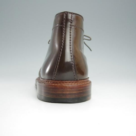 美品★オールデン 8E【貴重★シガー色/コードバン/茶】13132/バリーラスト/チャッカブーツ/メンズ/Alden★i041
