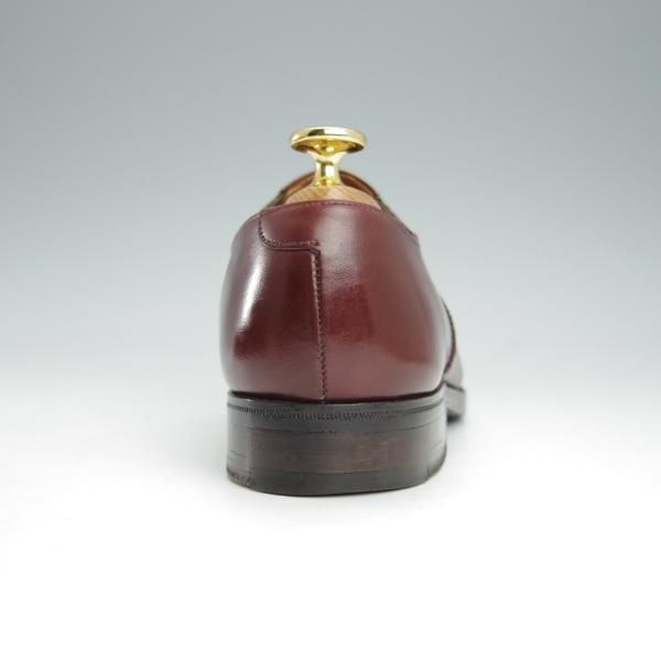 極上★クロケット&ジョーンズ 6E【★(英)ポールセンスコーン別注/Poulsen Skone】サイドエラスティック/カーフ/赤茶/Crockett&Jones★i042