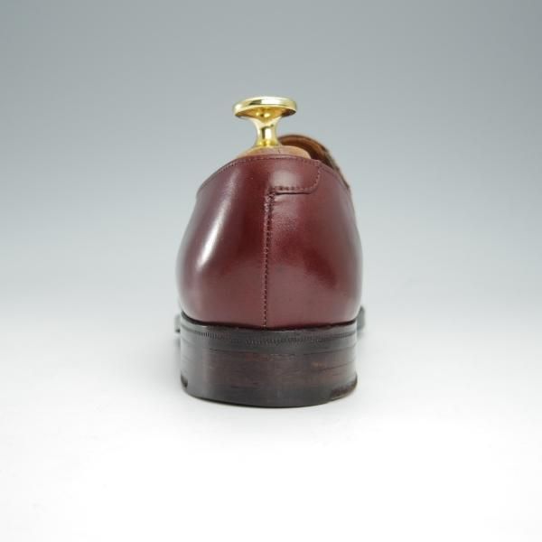 極上★クロケット&ジョーンズ 6E【★(英)ポールセンスコーン別注/Poulsen Skone】サイドエラスティック/カーフ/赤茶/Crockett&Jones★i042