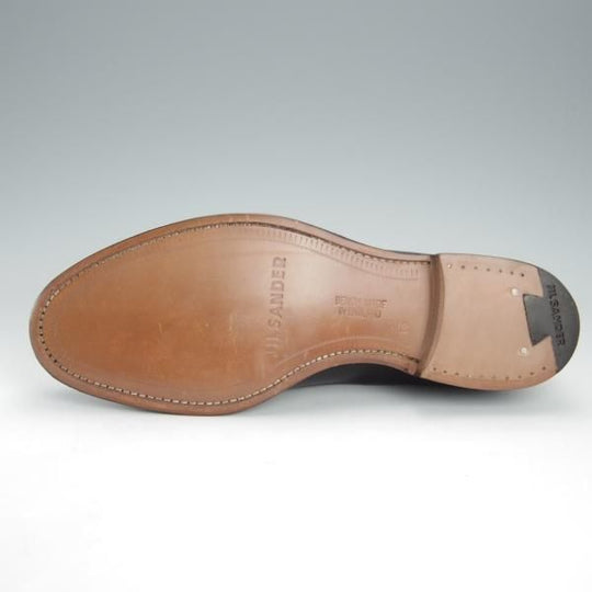 未使用★チャーチ 65F/UK6.5【貴重★JIL SANDER別注/ジルサンダー/9747ラスト】プレーントゥ/カーフ/黒/メンズ/Church's★i043