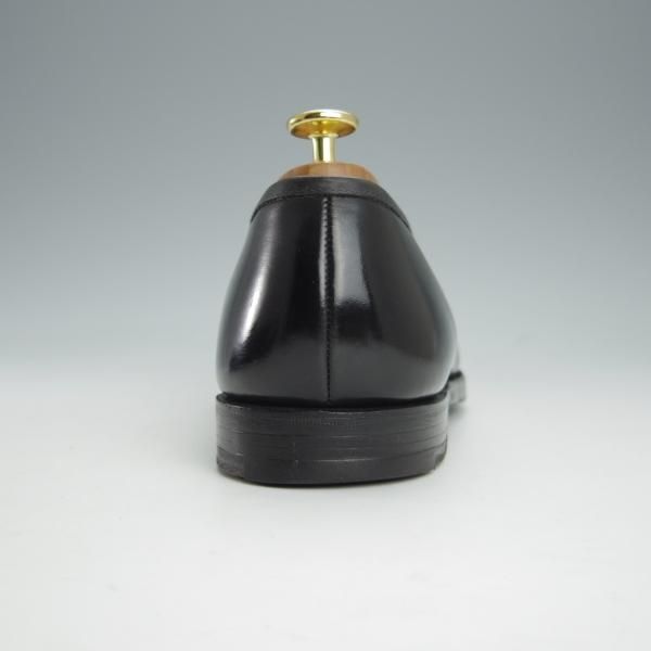 ★クロケット&ジョーンズ UK8程度【貴重★ブルックスブラザーズ別注/Peal&co】314ラスト/コインローファー/黒/Crockett&Jones★i045