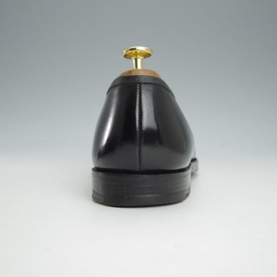 ★クロケット&ジョーンズ UK8程度【貴重★ブルックスブラザーズ別注/Peal&co】314ラスト/コインローファー/黒/Crockett&Jones★i045