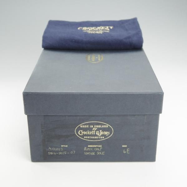 極上★クロケット&ジョーンズ 6E【定価￥101,200-★オードリー 3/AUDLEY】ハンドグレードライン/367ラスト/黒/Crockett&Jones★i048