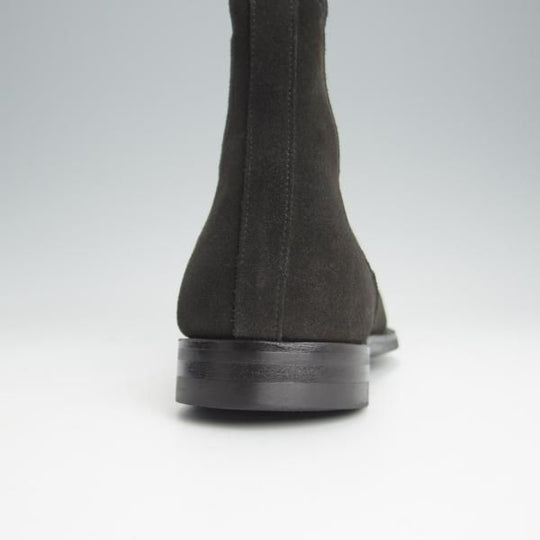 極美品★クロケット&ジョーンズ 8E【定価￥81,400-★CHELSEA 8/CITYソール】サイドゴアブーツ/スエード/黒/メンズ/Crockett&Jones★i049