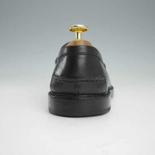 極上★(伊製)マーガレットハウエル(レディース) SIZE 36【定価￥71,400-★プレミアムライン/コインローファー】黒/MARGARET HOWELL★i050