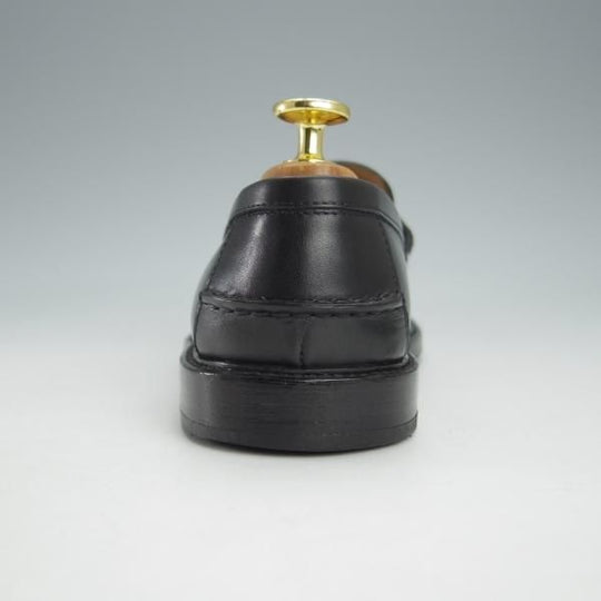 極上★(伊製)マーガレットハウエル(レディース) SIZE 36【定価￥71,400-★プレミアムライン/コインローファー】黒/MARGARET HOWELL★i050