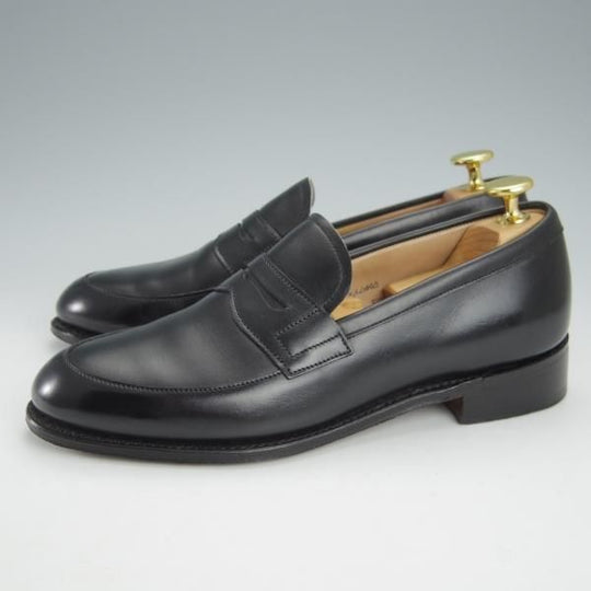 美品★(英)チーニー(レディース) 3.5D【定価￥69,300-★BONNIE/ボニー】23921ラスト/コインローファー/カーフ/黒/CHEANEY★i051