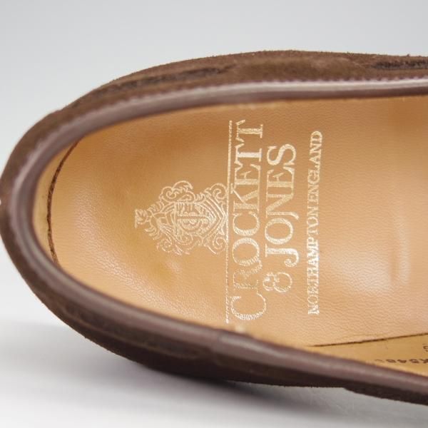 極美品★クロケット&ジョーンズ 5.5E【定価￥75,900-★CAVENDISH 3/キャベンディッシュ3】タッセルローファー/濃茶/Crockett&Jones★i054
