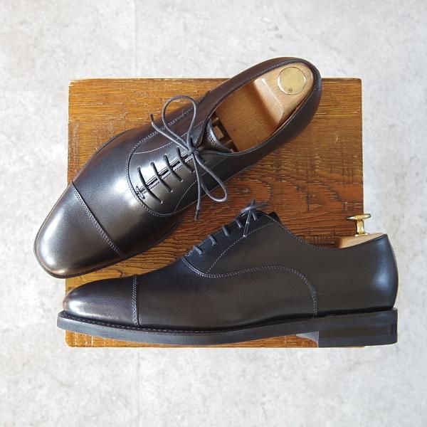 未使用★ユニオンインペリアル SIZE 6.5【定価￥41,800-★撥水なめし革/U2005】ストレートチップ/カーフ/黒/メンズ/Union Imperial★i060