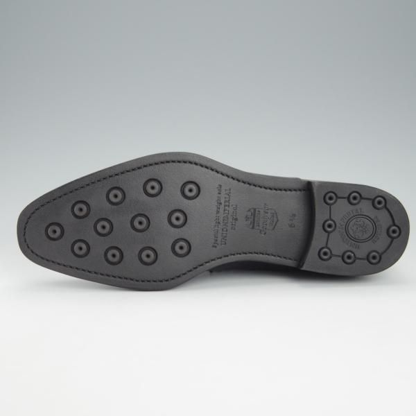 未使用★ユニオンインペリアル SIZE 6.5【定価￥41,800-★撥水なめし革/U2005】ストレートチップ/カーフ/黒/メンズ/Union Imperial★i060