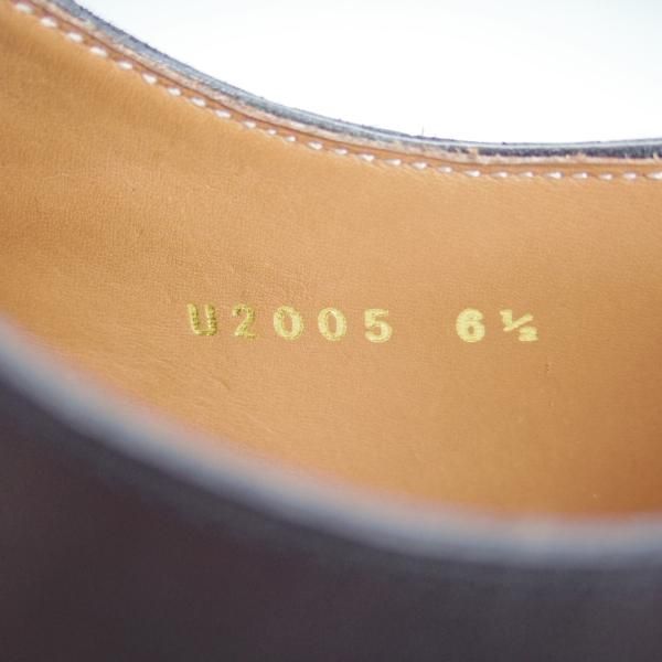 未使用★ユニオンインペリアル SIZE 6.5【定価￥41,800-★撥水なめし革/U2005】ストレートチップ/カーフ/黒/メンズ/Union Imperial★i060