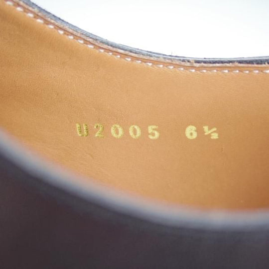 未使用★ユニオンインペリアル SIZE 6.5【定価￥41,800-★撥水なめし革/U2005】ストレートチップ/カーフ/黒/メンズ/Union Imperial★i060