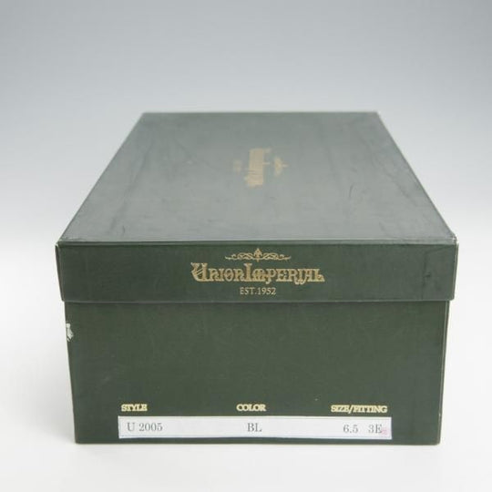 未使用★ユニオンインペリアル SIZE 6.5【定価￥41,800-★撥水なめし革/U2005】ストレートチップ/カーフ/黒/メンズ/Union Imperial★i060