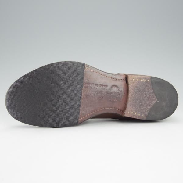 極美品★フットザコーチャー(レディース) SIZE 5【モデル定価￥66,000-★セミブローグ/MENDELL】カーフ/茶/foot the coacher★i061