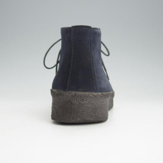 極上★(英)SANDERS/サンダース SIZE 8【定価￥47,300-★チャッカブーツ/マッドガード】スエード/紺/メンズ★i063