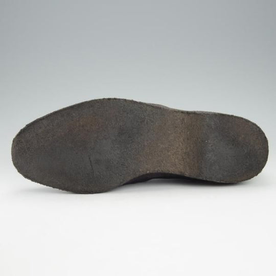 極上★(英)SANDERS/サンダース SIZE 8【定価￥47,300-★チャッカブーツ/マッドガード】スエード/紺/メンズ★i063