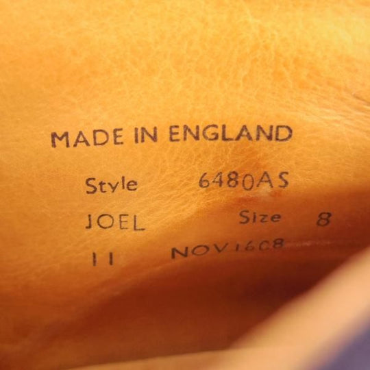 極上★(英)SANDERS/サンダース SIZE 8【定価￥47,300-★チャッカブーツ/マッドガード】スエード/紺/メンズ★i063