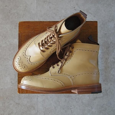 未使用★トリッカーズ(レディース) SIZE 4.5【モデル定価￥88,000-★MALTON/モールトン】L2508/カントリーブーツ/薄茶/Tricker's★i067