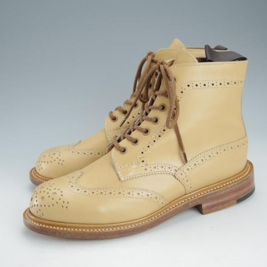 未使用★トリッカーズ(レディース) SIZE 4.5【モデル定価￥88,000-★MALTON/モールトン】L2508/カントリーブーツ/薄茶/Tricker's★i067