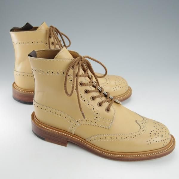 未使用★トリッカーズ(レディース) SIZE 4.5【モデル定価￥88,000-★MALTON/モールトン】L2508/カントリーブーツ/薄茶/Tricker's★i067