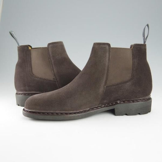 ほぼ試着程度★パラブーツ SIZE 6【定価￥74,800-★サイドゴアブーツ/CHAMFORT】ギャラクシーソール/スエード/濃茶/Paraboot★i069