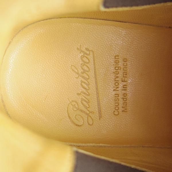 ほぼ試着程度★パラブーツ SIZE 6【定価￥74,800-★サイドゴアブーツ/CHAMFORT】ギャラクシーソール/スエード/濃茶/Paraboot★i069