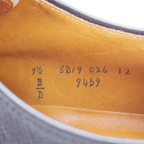 未使用★オールデン 9.5D【定価￥105,600-★バリーラスト/9459/アルパインカーフ】プレ—ントゥ/黒/メンズ/Alden★i070