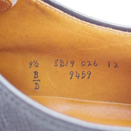 未使用★オールデン 9.5D【定価￥105,600-★バリーラスト/9459/アルパインカーフ】プレ—ントゥ/黒/メンズ/Alden★i070