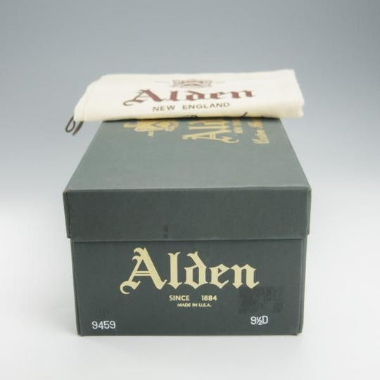 未使用★オールデン 9.5D【定価￥105,600-★バリーラスト/9459/アルパインカーフ】プレ—ントゥ/黒/メンズ/Alden★i070