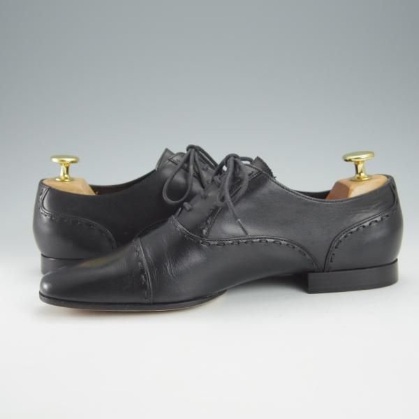 未使用★(伊)GUCCI/グッチ(レディース) SIZE 35.5【★ストレートチップ/黒】カーフ/革靴/レザーシューズ★i072