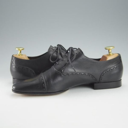 未使用★(伊)GUCCI/グッチ(レディース) SIZE 35.5【★ストレートチップ/黒】カーフ/革靴/レザーシューズ★i072