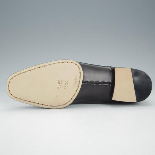 未使用★(伊)GUCCI/グッチ(レディース) SIZE 35.5【★ストレートチップ/黒】カーフ/革靴/レザーシューズ★i072