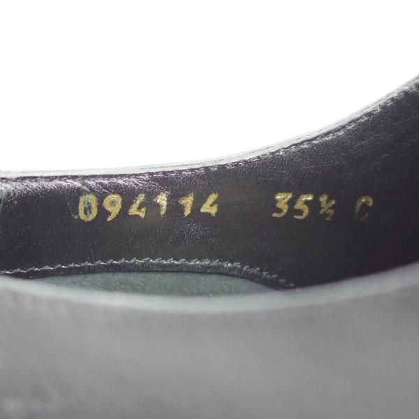 未使用★(伊)GUCCI/グッチ(レディース) SIZE 35.5【★ストレートチップ/黒】カーフ/革靴/レザーシューズ★i072