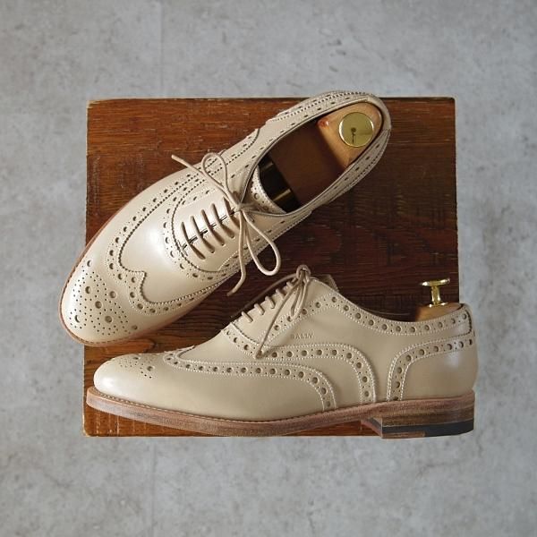 BALLY/バリー 38E【レディース☆フルブローグ/薄茶】 | 高級中古
