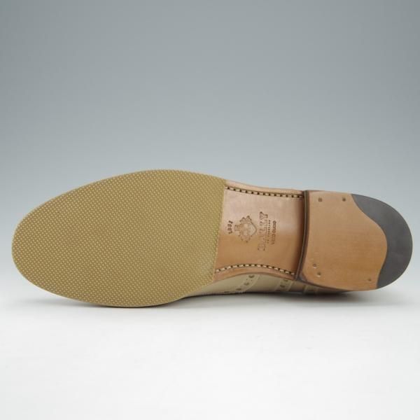 未使用★(スイス)BALLY/バリー(レディース) 38E【★フルブローグ/薄茶】カーフ/ウイングチップ/革靴/レザーシューズ★i074