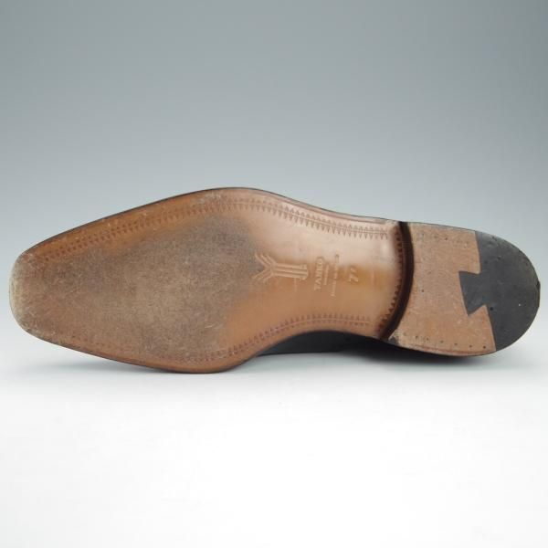 ★(スペイン製)YANKO/ヤンコ SIZE 7.5【グッドイヤーウェルテッド製法★セミブローグ/104838】CAMBRIDGE/カーフ/黒/メンズ★i079