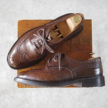 ★トリッカーズ SIZE 8【現行定価￥90,200-★ダイナイトソール/BOURTON/バートン】5633/カントリーシューズ/カーフ/濃茶/Tricker's★i080