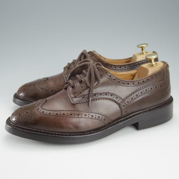 ★トリッカーズ SIZE 8【現行定価￥90,200-★ダイナイトソール/BOURTON/バートン】5633/カントリーシューズ/カーフ/濃茶/Tricker's★i080