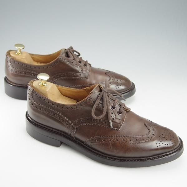 ★トリッカーズ SIZE 8【現行定価￥90,200-★ダイナイトソール/BOURTON/バートン】5633/カントリーシューズ/カーフ/濃茶/Tricker's★i080