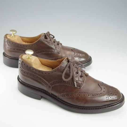 ★トリッカーズ SIZE 8【現行定価￥90,200-★ダイナイトソール/BOURTON/バートン】5633/カントリーシューズ/カーフ/濃茶/Tricker's★i080