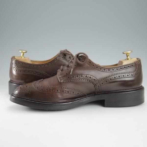 ★トリッカーズ SIZE 8【現行定価￥90,200-★ダイナイトソール/BOURTON/バートン】5633/カントリーシューズ/カーフ/濃茶/Tricker's★i080